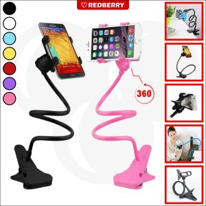 LAZYPOD stand holder dudukan pegangan bracket HP Fleksibel selfi live jepit meja kursi lazy pod