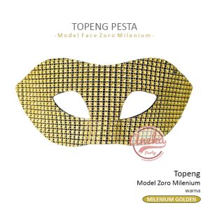 Topeng Pesta Zoro Milenium / Mask Party / Masquerade Mask Party / Topeng Party Melenium / halloween