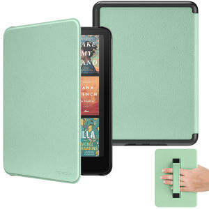 MoKo Case for All-New 7" Kindle Paperwhite(12th Gen 2024) and Kindle Colorsoft Signature Edition 2024 Lightweight Shell Cover with Hand Strap Auto Wake/Sleep for Kindle Paperwhite 2024