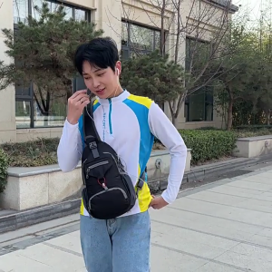 Mans túi ngực lớn Túi đeo ba lô Túi đeo chéo ni lông thường ngày Túi đeo chéo ba lô đeo vai ngoài trời