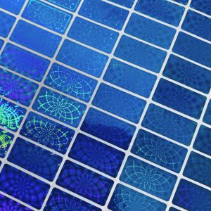TEM CHỐNG HÀNG GIẢ HOLOGRAM MUA ÍT VẪN BÁN 100 cái TEM 1X2CM MÀU XANH DƯƠNG