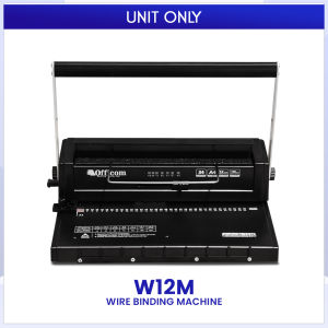 OFFICOM Wire Binding Machine W12M Binder ring A4 Heavy Duty Double Loop Wire Bind Notebook Calendar