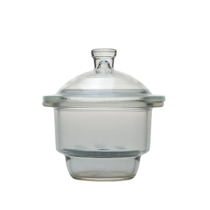 DESICCATOR JAR CLEAR WITH PORCELAIN PLATE CORDIAL