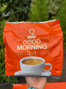 Cà phê hòa tan TRẦN QUANG 3in1 good morning thùng x 21 bịch 480g