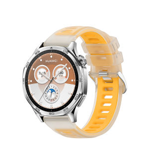 20mm/22mm watch band Translucent Silicone Strap For Huawei Watch 5 46mm Huawei GT6 GT5/4 46mm Samsung Watch Galaxy 7/6/5/4