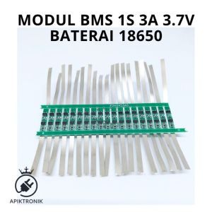 MODUL BMS 1S 3A 3.7V BATERAI 18650 Li-ion Lithium