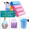 PLASTIK SAMPAH Besar Ukuran 45x50cm Plastik Roll Kresek Tong Sampah Kantongan Kantong Pembuangan Limbah sam01. 