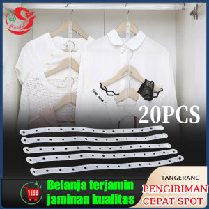 20PCS Tali Jemuran Lubang Plastik 14 Lubang/Konektor Rakpakaian Toko Pakaian