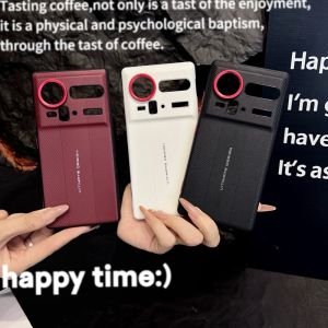 For ZTE nubia Z80 Ultra Z70 Ultra steel lens frame leather texture design shockproof and drop-resistant