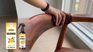 Beeswax Spray Beeswax Wood Polish Natural Bees wax Care Spray & Restorer Natural Micro-Molecularized Bees wax Spra for Living RoomsKitchensWood Furniture Floors - 120ML (1)