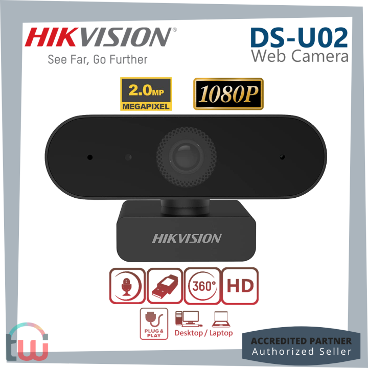 HIKVISION WEBCAM 1080p High Quality Resolution 2MP CMOS Built-in