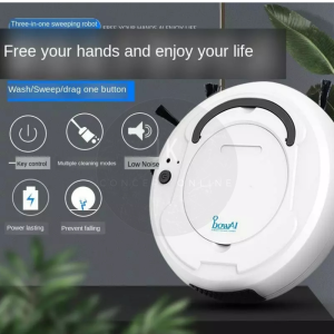 USB Rechargeable Robot Vacuum Cleaner Include Mopping & Sweeping 1800PA Strong Suction Smart Sweeper Robot Cleaning Tools