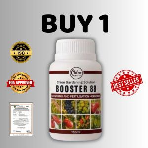[Booster 88] – Booster 88 Plant Blooming & Fruit Booster 150Ml Ffa  - Organic Plant Fertilizer to Boost Flowering Fruiting & High Yield