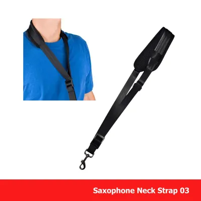 Saxophone Strap สายคล้องคอแซกโซโฟน สายสะพายเเซกเเบบนิ่มรองคอ
