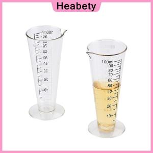 Heabety 100ml Food-Grade Acrylic Measuring Cup With Scale - BPA-Free Perfect For Kitchen & Restaurant Use