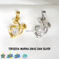 Lovelybutik -  Liontin Titanium Anti Karat Arabelle Liontin Tanpa Kalung Titanium Model Terbaru. 