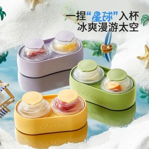 VIVAZ Silicone Ice Ball Mold Quick Freeze Round Ice Hockey Mold Creative Easy Demolding Ice Ball Maker for Whiskey tail Tools