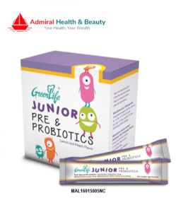 GreenLife Junior Pre & Probiotics Powder 4 Billion CFU (30 sachets) Children Age 4 & Above
