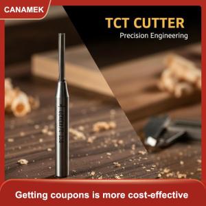 【CANAMEK】 Tct Carbide 3mm phay cắt cho chế biến gỗ tông đơ lưỡi thẳng sắc nét mặc kháng cho đồ nội thất chuyên nghiệp làm nhiệm vụ