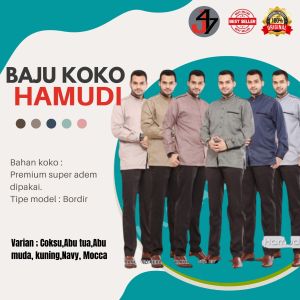 Juragan 47 - Hamudi Baju Koko Pria Lengan panjang Terbaru Kualitas Premium Bahan Katun Tebal Super Adem Size SMLXlXXLXXXL