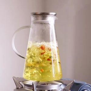 LZD  Glass Kettle Cold Kettle Explosion-Proof and High-Temperature Resistant Water Pitcher Large Capacity Suit Open Fire Household Cool Boiled Water Jug