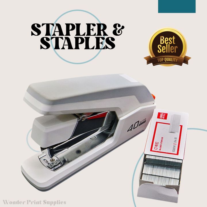 Wps power saving stapler black and white lazada ph