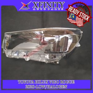 TOYOTA HILUX VIGO ROGUE 2020-LOW/HALOGN HEADLAMP COVER / HEADLIGHT COVER / HEADLAMP LENS / HEADLIGHT LENS