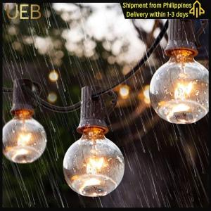 【UEB】 Solar String Lights Outdoor with Remote Globe Solar Powered String Lights with 8 Lighting Modes Solar Powered Patio Light for Outside Patio Yard