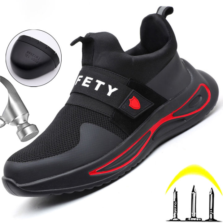 Scarpe Antinfortunistiche Moda Alta Qualità - Sneakers Con Puntale In Acciaio E Suola Antiscivolo, Traspiranti, Taglie 36-48