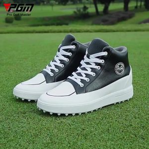 PGM Golf Shoes Womens High Top Sneakers Training Womens Non Slip Walking Shoes Invisible Inner Increase Water Repellency