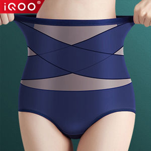 iQOO Womens High Waist Ice Silk Shapewear Womens High Waist Body Shaper Panties Seamless Butt Lifter Tummy Belly Control Waist Slimming Pants Shapewear Girdle Thin Abdomen Hips Underwear