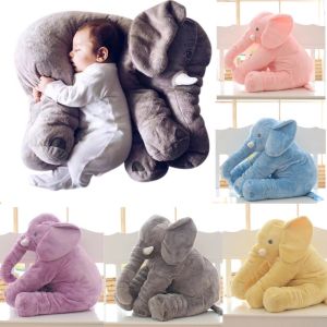 30-60CM Stuffed Toys Stuffed Doll Large Plush Elephant Toy Cartoon Plush Elephant Playmate Baby Doll Kids Sleeping Back Cushion Super Soft Toy Short Plush Doll Birthday Gift for Kids