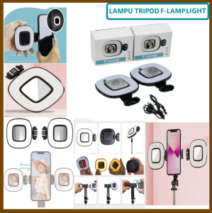 Lampu Tripod F-Lamp Light Untuk Tripod Lampu Mini Mirror Selfie Serbaguna