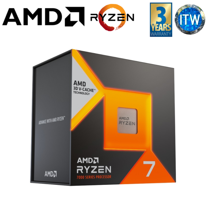 Itw Amd Ryzen 7 7800x3d 8 Core 16 Thread 42ghz Base Up To 50ghz Desktop Processor Without 9902