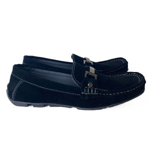 Sepatu Pria Slip On Kulit Moccasin Loafers Cowok Kerja Kasual Santai Keren Flat Shoes - Ghaneo A05