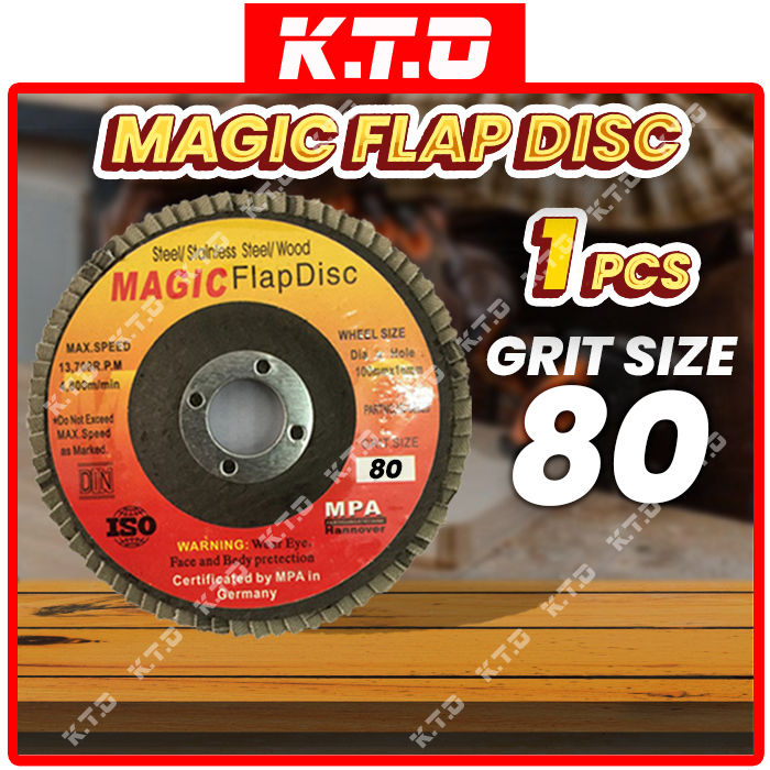 1PCS 4INCH MAGIC GRINDER FLAP DISC ABRASIVE SANDPAPER GRIT ANGLE FLAT