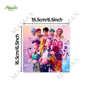 【SG Ready Stock】K-Pop Demon Hunters Birthday Party Ballon Set★Party Supplies✅Disposable Plates/Cups/Napkin/Table Cloth/Banner/Backdrop/Gift Paper Bag✅