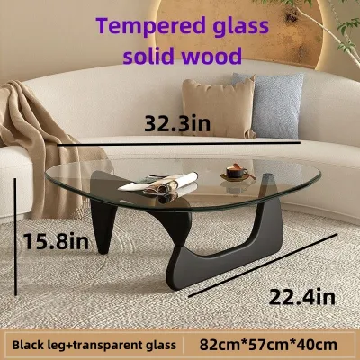 ECOR Living Room Center table sofa table glass coffee table Mini room small table side table side table for Bedroom