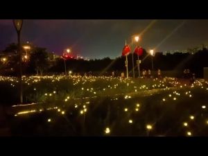 4in1 32LED Solar Firefly Lights Auto On/Off Outdoor Waterproof led fairy ligths For Yard Garden New Year Hari Raya Decoration