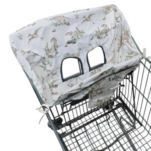 Portable 2 In 1 Baby Shopping Cart Sleeve High Chair Cover Lovely Print Carry Bag Feature for Infant Toddler Outdoor