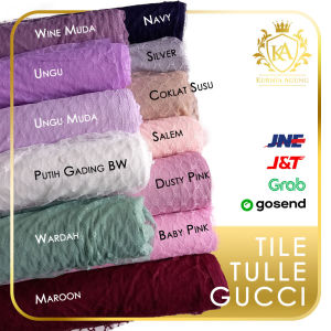Kain Tulle Motif Gucci & Kain Halus Lebar 150cm