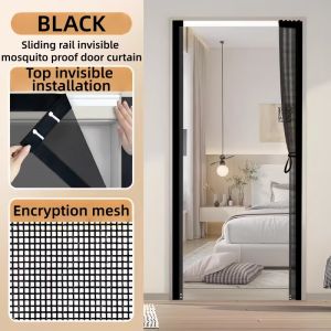 【SG Stock】Invisible Magnetic Door Curtain Insect-Proof Mesh for Home Ventilation