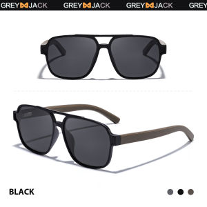 Grey Jack Kacamata Hitam Sunglasses Polarized Anti Silau UV400 Model Aviator TR90 Fashion Laki-laki dan Wanita 1055