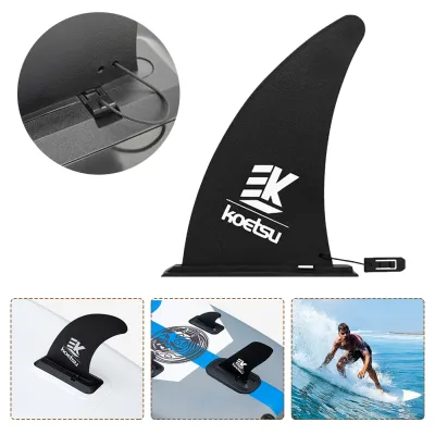 Water Sports Fin for Paddle Boards Removable Longboard Fin for Enhanced Balance and Control