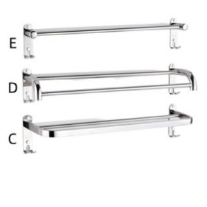 Towel Rack Bathroom Rack No Punching Required Hanging Stainless Steel Toilet Accesories Organizer