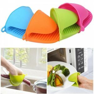 Silicone Anti Scalding Clip New Meal Bowls Tongs Gripper Anti Scalding Holder Durable Non-slip Kitchen Bowl Clip