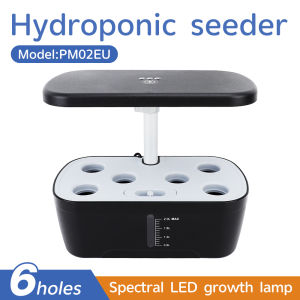 6 /8 Pods Indoor Hydroponic Garden LED Grow Light Smart Herb Growing Kit for Basil Lettuce Mint Vegetable Home Growing