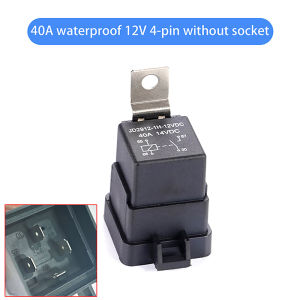 [MIETAO] 1 Set Car Relay With Socket DC 12 24V 40A 4 5Pin AMP Waterproof Relay Harness Tinned Copper Wires 5-PIN SPDT For Boat Auto Fan
