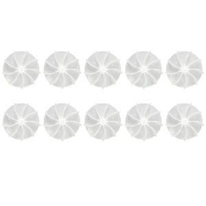 10 Pieces/Set Transparent Color Plastic Fan Blades Hair Dryer Universal High Power AC Motor Plastic Fan Blade