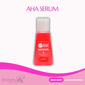 Authentic and Effective Brilliant Skin Aha Face and Body Resurfacing Serum 30ml| Alpha Hydroxy Acid Whitening Booster Moisturize Exfoliate